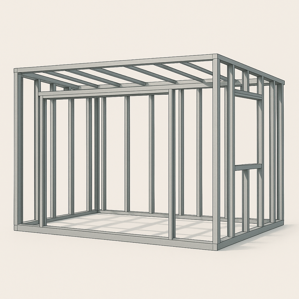 2m x 3m Garden Room frame